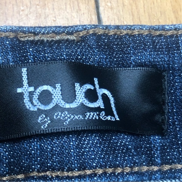 3 for $25 Touch By Alyssa Milano Dark Washed Steelers Jeans Boot Cut Sz 28 - Picture 3 of 10